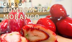 Capa curso bombom de morango